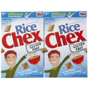 Chex, Rice Chex, Gluten Free, Oven Toasted Rice Cereal, 12.8oz Box 