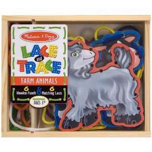  Melissa & Doug Lace and Trace Farm Toys & Games