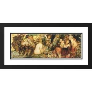  Makart, Hans 40x20 Framed and Double Matted Abundantia 