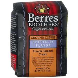 Berres Brothers Coffee Roasters French Caramel Cream Coffee, Ground 
