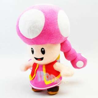 12 Super Mario New TOADETTE Plush Doll Toy MY264  
