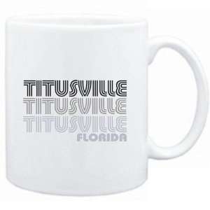  Mug White  Titusville State  Usa Cities Sports 