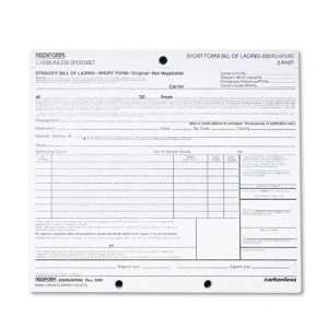 Shipping Bill of Lading 8 1/2 x 7 3 Part 50 Electronics