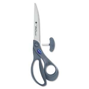   Titanium Bonded Bent Handle Scissors, Gray,3/Pk