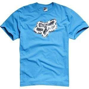  Fox Racing Noted T Shirt   Small/Electric Blue: Automotive