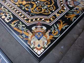 GREAT INLAID SPECIMEN MARBLE TABLE AND BASE RT2  