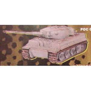  German Tiger 1E Heavy Tank Set of 5 Grey Miniatures Toys 