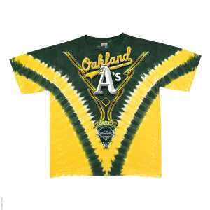  Oakland Athletics V Tie Dye T shirt