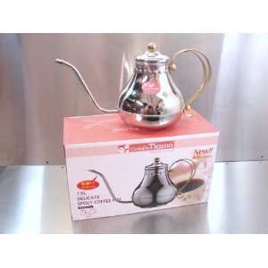 Tiamo Stainless Steel & Brass1 Liter Dripper Kettle  