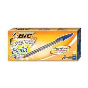  BIC Cristal Ballpoint Pen,Pen Point Size: 1.6mm   Ink 