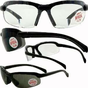   Available in Clear or Smoke Lenses and Top Bifocals