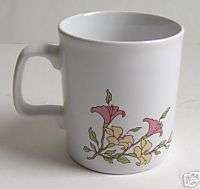 Kiln Craft Ceramic Floral Pattern Flowers Coffee Mug Cup Staffordshire 