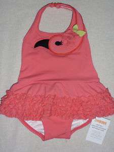 Gymboree PALM BEACH PARADISE Flamingo Swimsuit 1 pc NWT  