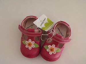 Jumping Beans Pink Size 2 or 4 Velcro Strap lightweight Shoes  