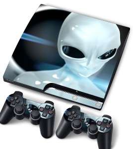 Alien Vinyl Decal Sticker Skin Sony PlayStation 3 PS3 Slim 2 