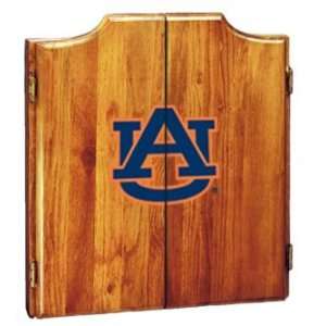  Auburn Tigers Dart Board Cabinet: Sports & Outdoors