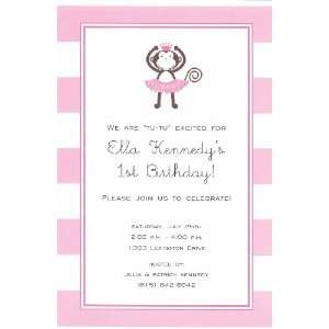  Monkey Dancer Invitations