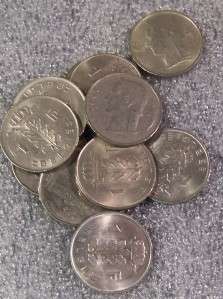 1958 1980 Belgie Belgium 1 Fr 11 Coins No Duplicates m  