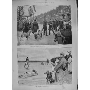  1894 GERMAN EMPEROR BISMACK HARE DOG LYDIATE LLEWELLYN 