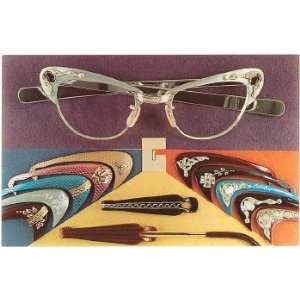  Retro Eyeglasses, Eyewear Magnet, 3.5x2.5
