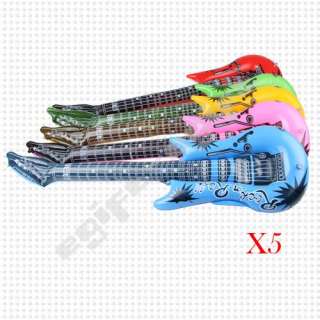 Inflatable Blow Up Guitar Rock Pop Favor Birthday Toy Party  