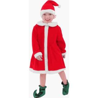  Kids Girl Santa Clause Helper Costume (LG 11 14): Toys 