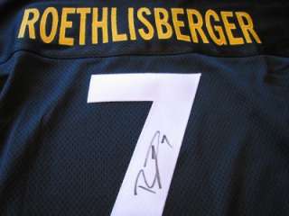 BEN ROETHLISBERGER Signed & Spence Authenticated Steelers Jersey 