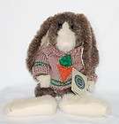 Boyds Bears Hare Rabbit w/Sweater Old White Tush Tag NW