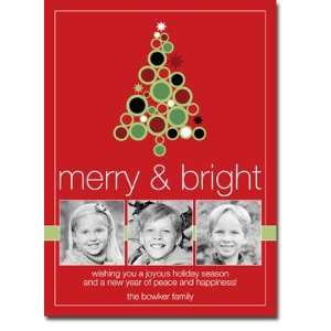   Holiday Photo Cards (Merry & Bright Red): Health & Personal Care