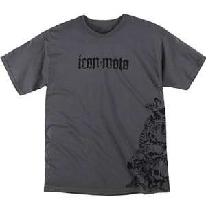  Icon Death Head T Shirt   12/Black: Automotive