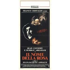 The Name of the Rose Poster Italian 13x28 Sean Connery F. Murray 