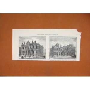   : New Post Office Ipswich 1881 Museum Library School: Home & Kitchen