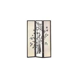   : Coaster 3 Panel Oriental Style Black Room Dividers: Home & Kitchen