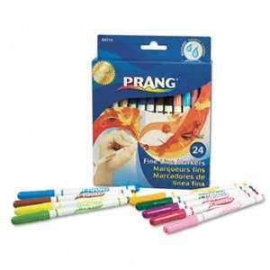  Dixon 80715   Prang Washable Markers, Fine Point, 24 