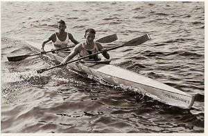 1936 Berlin Olympic Canoe Kayak Sports Photocard 1  