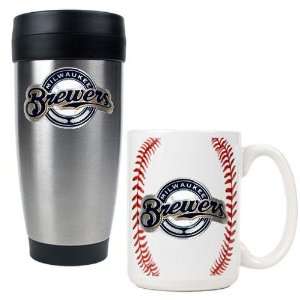   Tumbler & Game ball Ceramic Mug Set   Primary Logo