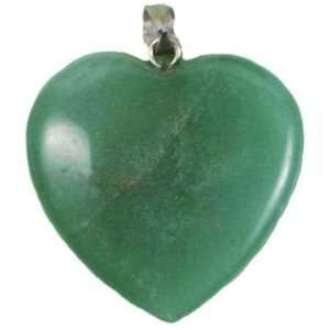  Green Aventurine Heart Pendant Arts, Crafts & Sewing