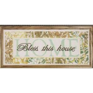  Bless This House   Counted Cross Stitch Kit Toys & Games