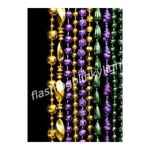   / Gold Assorted Style Mardi Gras Beads  SKU NO 10979 Toys & Games