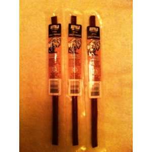 Wild Game Beef Jerky  Buffalo Pepper Stick 3 Pack:  Grocery 