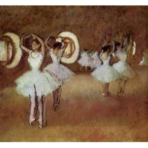  Oil Painting Dance Rehearsal in the Studio of the Opera 