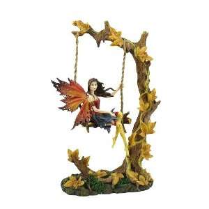  Oak Reedglow Swinging Fairy Figurine