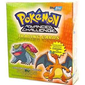  Topps Pokemon Advanced Challenge Trading Cards Box Toys 