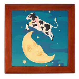    Keepsake Box Mahogany Cow Jumped Over the Moon: Everything Else