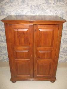 Ethan Allen Country Craftsman Pine Home Theater Cabinet 9333 Concealed 
