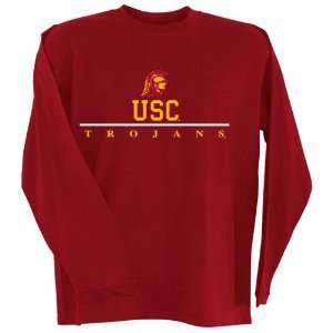  USC Embroidered Long Sleeve T Shirt (Team Color) Sports 