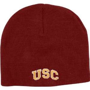  USC Trojans Team Color Easy Does It Cuffless Knit Hat 