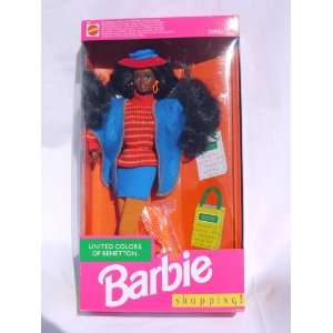   Benetton Barbie Shopping CHRISTIE (European Market 1991) Toys & Games