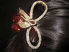 Extremely Gorgeous Hair Claw Clip w/Authentic Swarovski Finest 