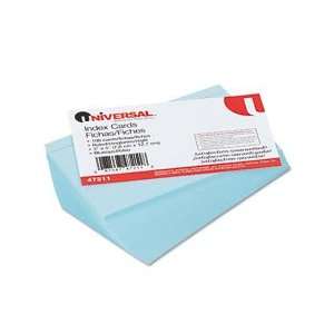   : UNV47211 3 x 5 Ruled Index Cards, Blue, 100 Cards/Pack: Electronics